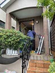 防犯もしっかり！暮らしに快適さと安心を広げる玄関　世田谷区Y様邸